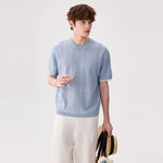 6037871853684,6037871853686,6037871853688,6037871853690, Linen Blend Knit Crewneck T-Shirt