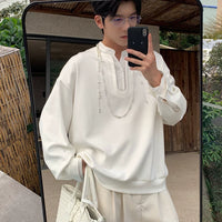 Long Sleeve Faux Two-Piece T-Shirt