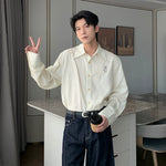 6196368611927,6196368611928,6196368611929, Long Sleeve Minimalist Linen Shirt