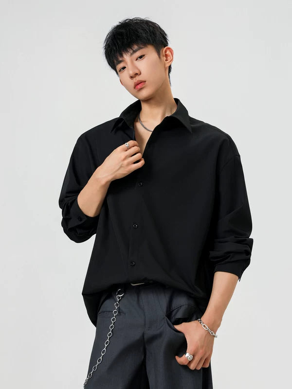 Long Sleeve Oversized Button Down Shirt 3