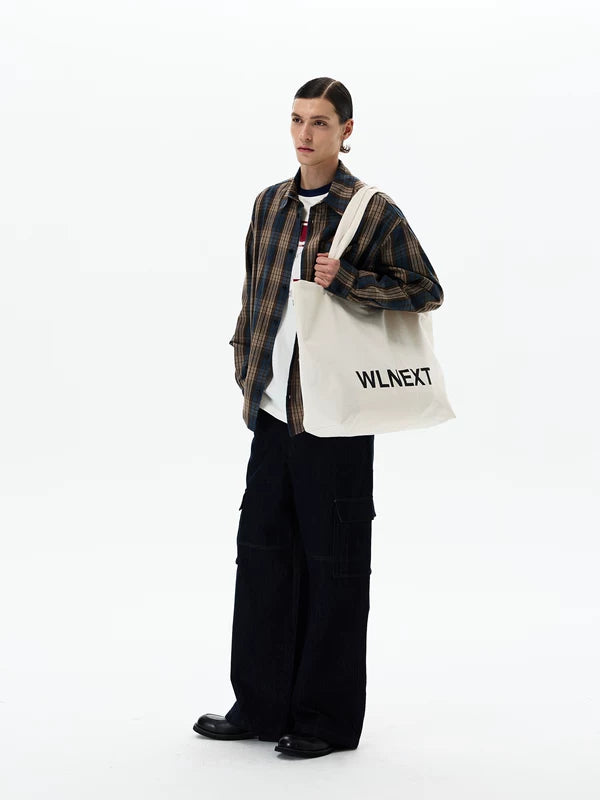 Long-Sleeve Plaid Button-Up Shirt 3