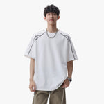 6192818990032,6192818990033,6192818990034,6192818990035,6192818990036,6192818990037,6192818990038, Loose Fit Crew Neck Short Sleeve T-Shirt