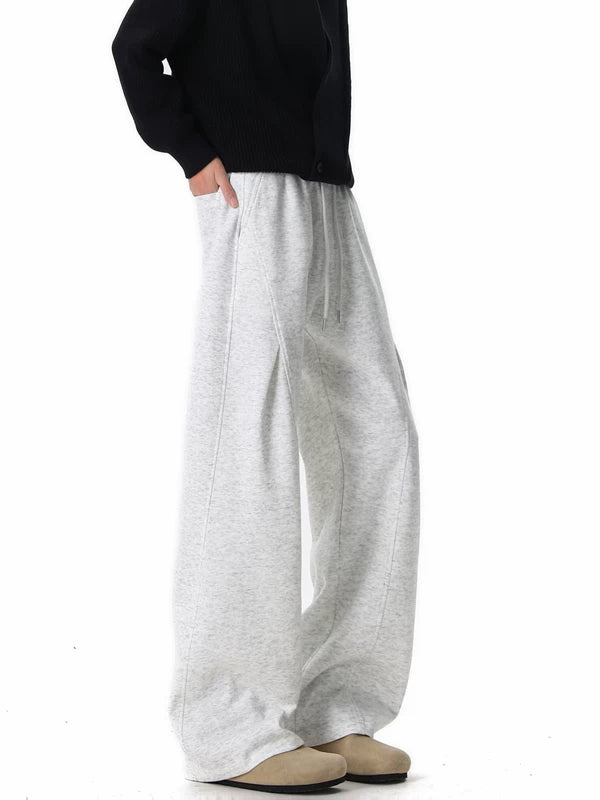 Loose Fit Heavyweight Patchwork Sweatpants Pants 3