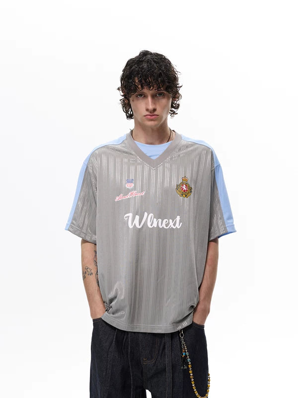 Loose Fit Jersey Style Short Sleeve T-Shirt 4