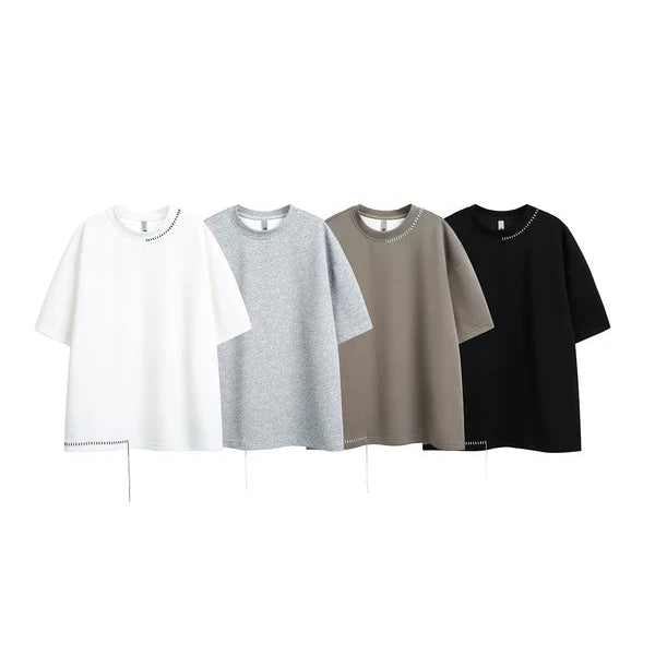 Loose Fit Short-Sleeve Crewneck T-Shirt 4