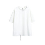 6189272119095,6189272119096,6189272119097,6189272119098, Loose Fit Short-Sleeve Crewneck T-Shirt