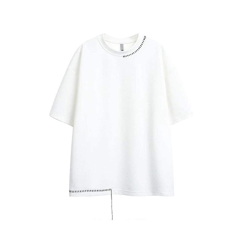 6189272119095,6189272119096,6189272119097,6189272119098, Loose Fit Short-Sleeve Crewneck T-Shirt