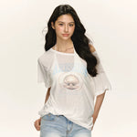 6036071649354,6036071649355,6036071649356,6036071649357, Loose Fit Short Sleeve Graphic T-Shirt