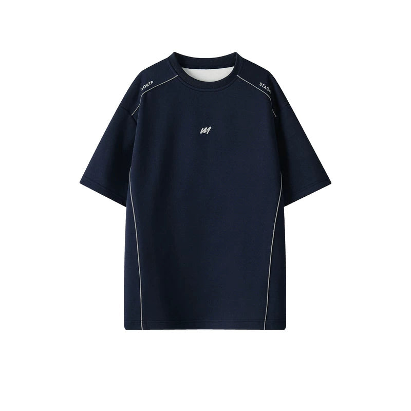 6195874738509,6195874738510,6195874738511,6195874738512,6195874738513,6195874738514,6195874738515, Loose Fit Summer Sports T-Shirt