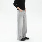 Loose Fit Washed Wide Leg Jeans Pants 2