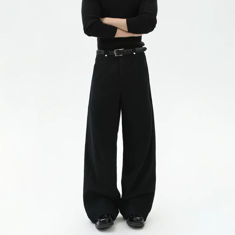 Loose Fit Wide Leg Casual Pants 2