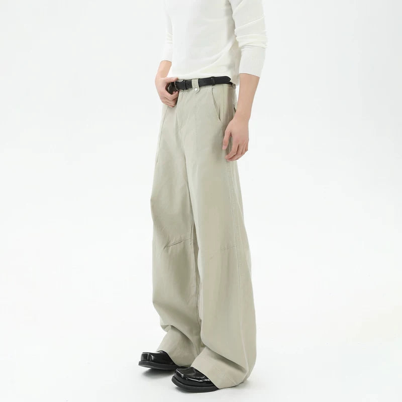 Loose Fit Wide Leg Casual Pants 3