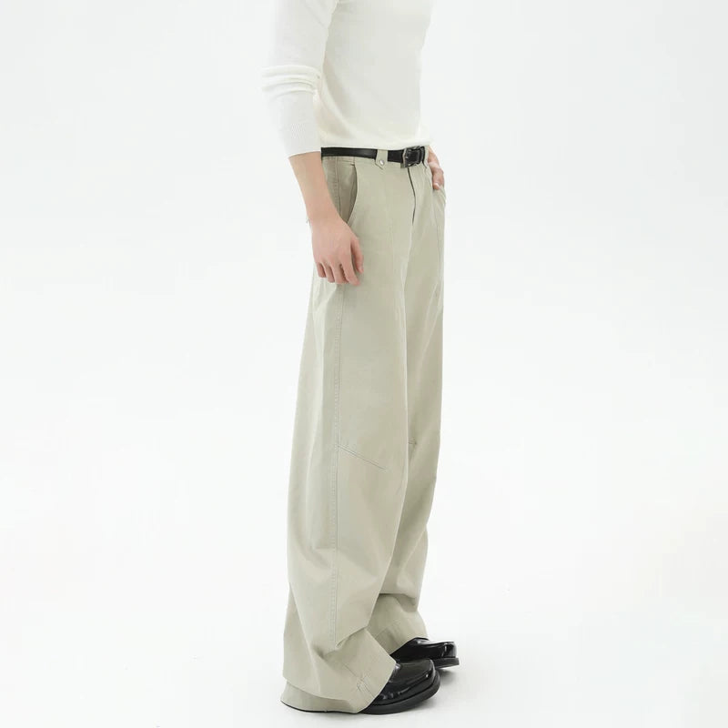 Loose Fit Wide Leg Casual Pants 5