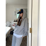 1627207:5600342979,6010750468524,1627207:5600342979,6010750468522,1627207:5600342979,6010750468523,1627207:5600342979,6010750468521,6010750468524,6010750468522,6010750468523,6010750468521, Loose Fleece-Lined Hooded Sweatshirt and Pants