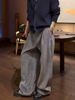 Loose Straight Leg Floor-Length Dress Pants 2