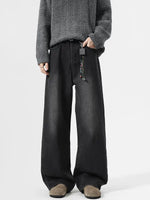 Loose Straight Leg Wide Leg Jeans Pants 5