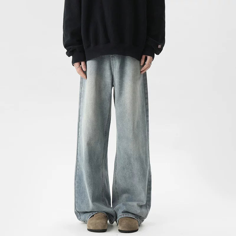 5954237351645,5954237351646,5954237351647,5954237351648,5954237351649, Loose Straight Leg Wide Leg Jeans Pants