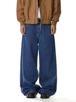 Loose Wide Leg Floor-Length Jeans Pants 2