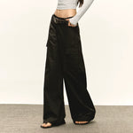 Low Rise Wide Leg Cargo Pants 2