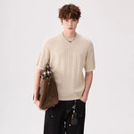 6036869136516,6036869136517,6036869136518,6036869136519, Lyocell Linen Blend Cable Knit Sweater