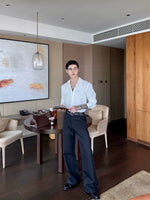 Lyocell Long-Sleeve Fitted Dress Shirt 3