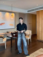 Lyocell Long-Sleeve Fitted Dress Shirt 5