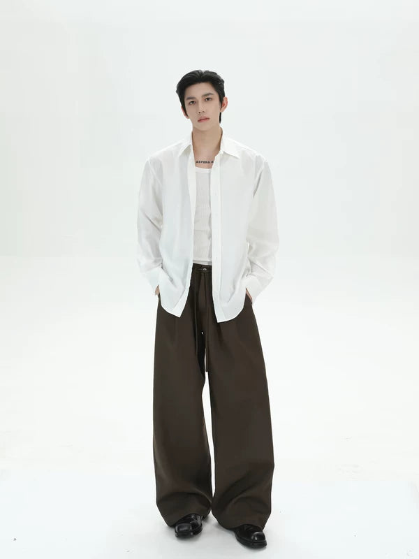 Lyocell Relaxed Fit Long Sleeve Shirt 4