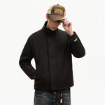 6192112027562,6192112027563,6192112027564,6192112027565, Military Style Stand Collar Work Jacket