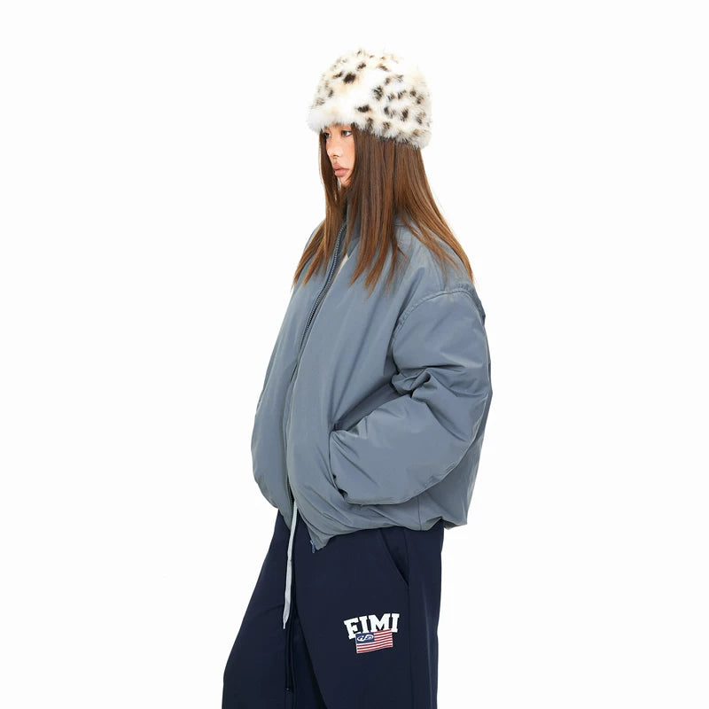 Minimalist 90% Duck Down Stand Collar Jacket 2