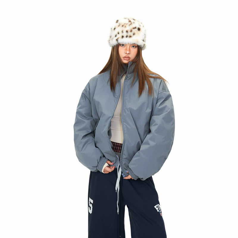 Minimalist 90% Duck Down Stand Collar Jacket 3