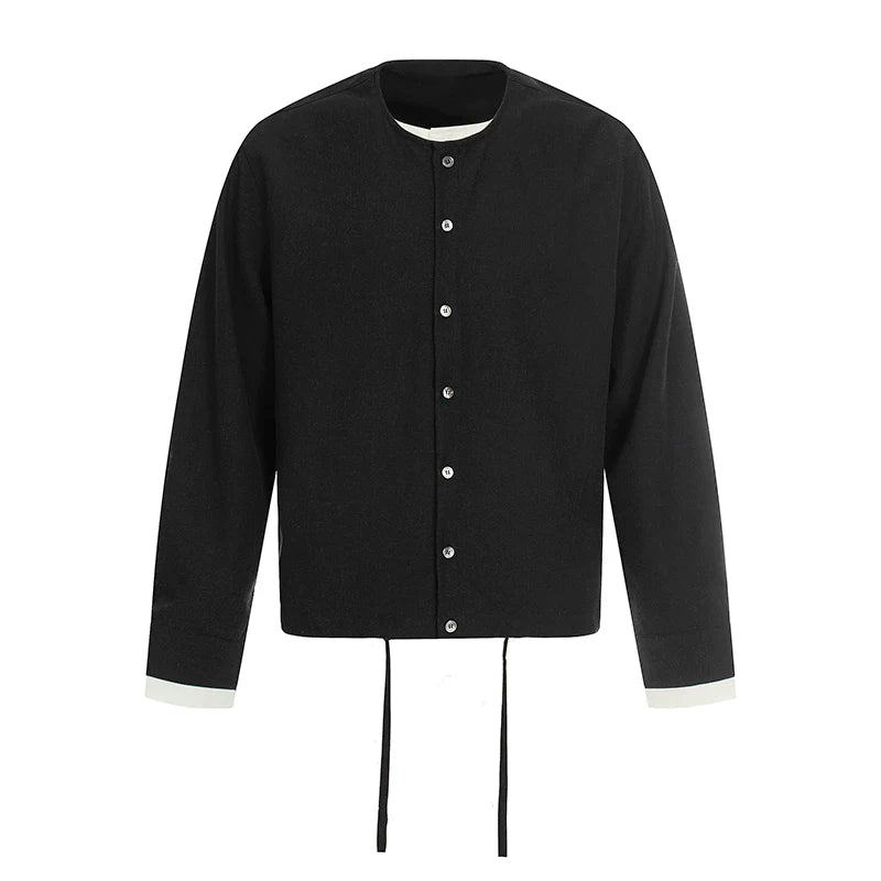 6201113790669,6201113790670,6201113790671,6201113790672, Minimalist Button-Down Cardigan Jacket