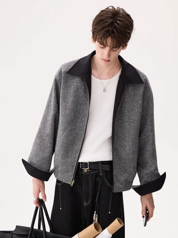 Minimalist Reversible Zip Front Jacket 5