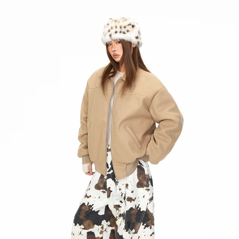 Minimalist Wool Down Puffer Jacket 3