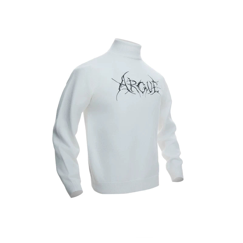 alt_id_1472481081, Modal Wool Mock Neck Slim Sweater