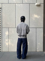 Number 27 V-Neck Knit Pullover Sweater 3