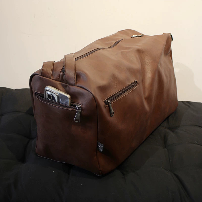 Large Capacity Faux Leather Crossbody Bag 3