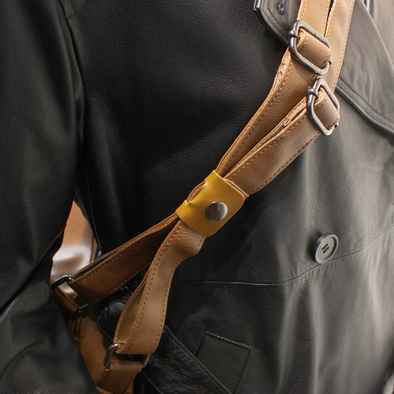 Large Capacity Faux Leather Crossbody Bag 4