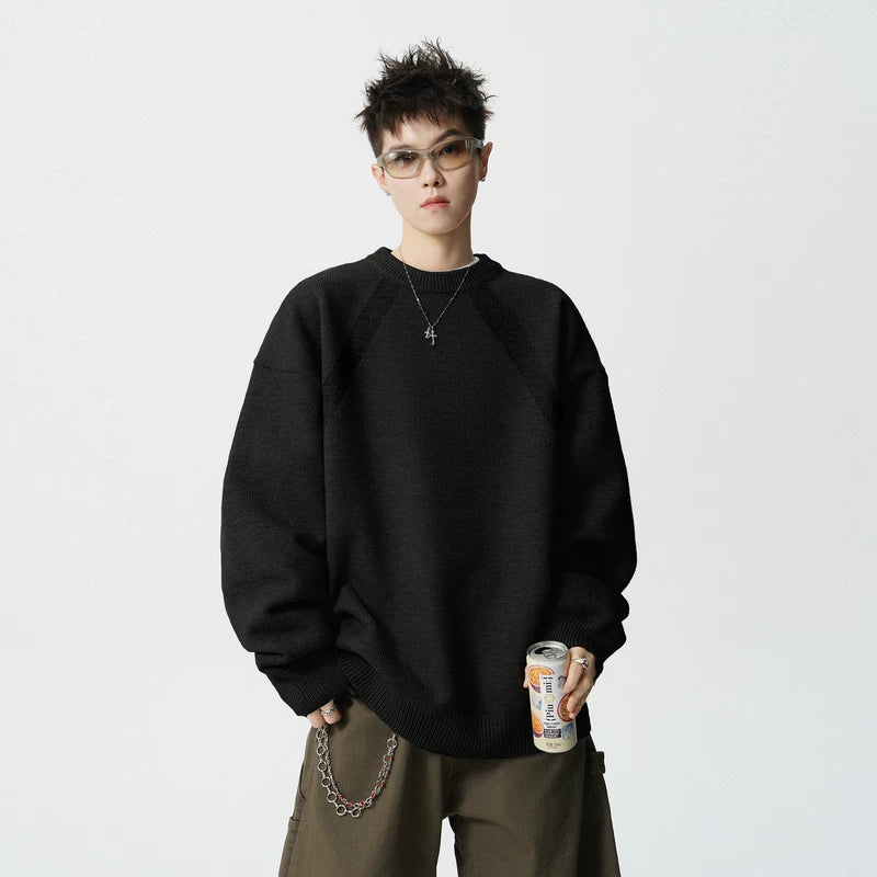 1627207:28341,5970386233030,1627207:28341,5970386233033,1627207:28341,5970386233032,1627207:28341,5970386233031,1627207:28341,5970386233029,5970386233030,5970386233033,5970386233032,5970386233031,5970386233029, Oversized Crew Neck Knit Sweater Pullover