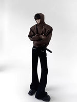 Oversized Heavyweight Hooded Fleece Sweatshirt 2