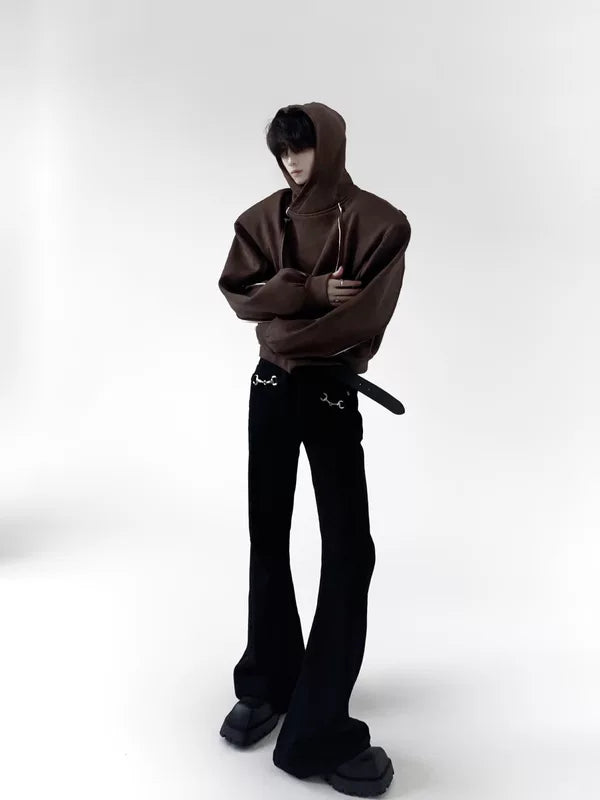 Oversized Heavyweight Hooded Fleece Sweatshirt 2