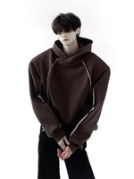Oversized Heavyweight Hooded Fleece Sweatshirt 4