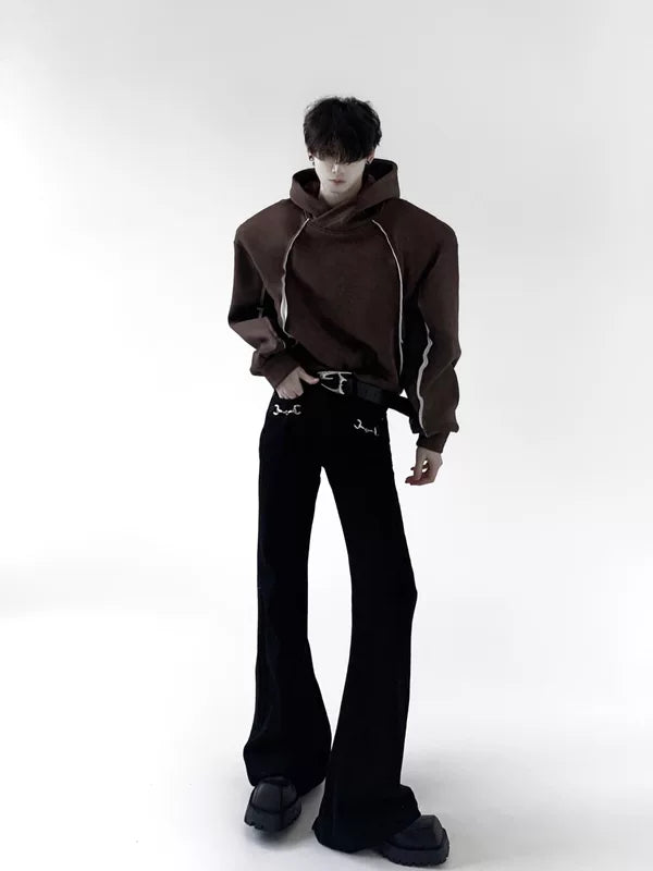 Oversized Heavyweight Hooded Fleece Sweatshirt 5