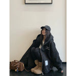 Oversized Heavyweight Zip Up Hooded Jacket 4