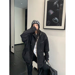 ,6196232523032,6196232523033,6196232523034,6196232523035, Oversized Hooded Zip Jacket with Embroidery