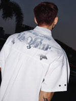 Oversized Street Style Graphic Short-Sleeve Shirt 5