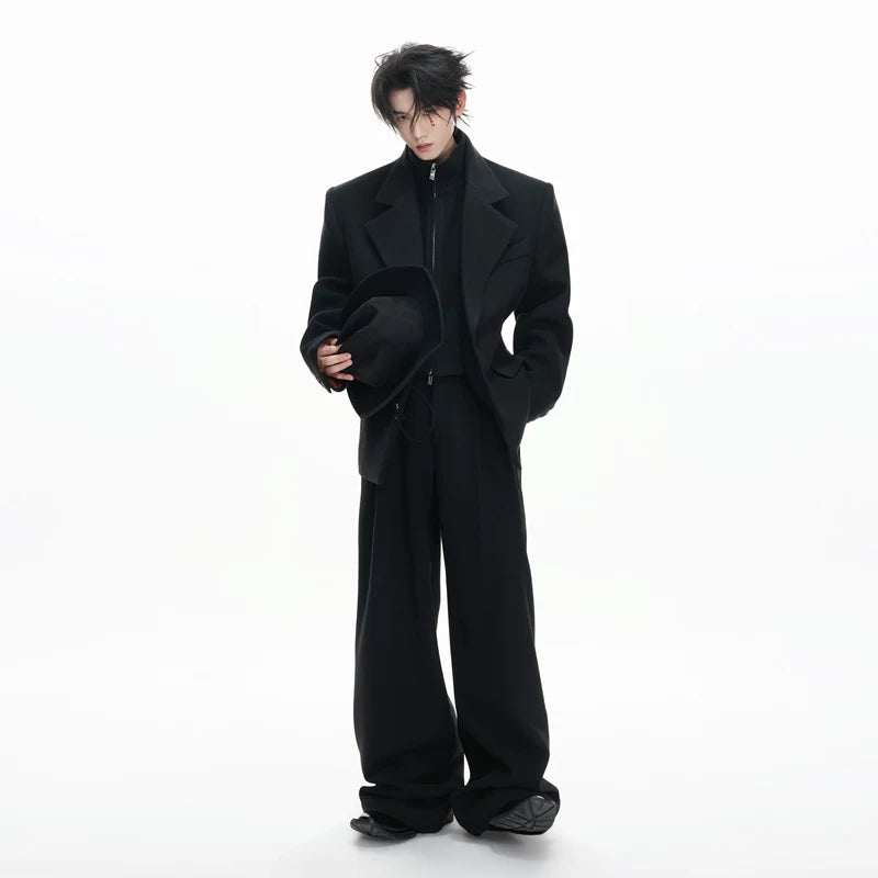 Oversized Two-Piece Suit Jacket and Pants 2