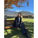 Oversized Wool Suit Jacket Blazer 4