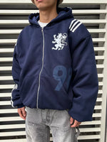 Oversized Zip-Up Hooded Sweatshirt Jacket 5