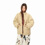 ,1627207:3883690,6170201342408,1627207:3883690,6170201342409,1627207:3883690,6170201342406,1627207:3883690,6170201342407,6170201342408,6170201342409,6170201342406,6170201342407, Patchwork Faux Two-Piece Puffer Jacket