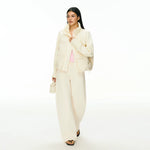 Patchwork Knit Puffer Jacket 4